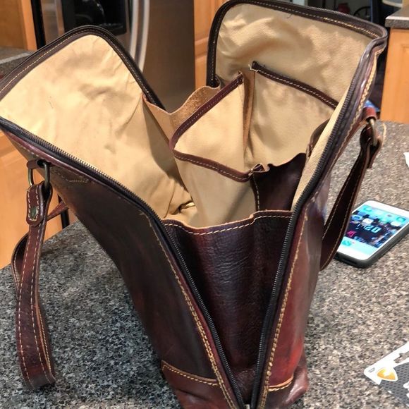 Hand Made Tote Briefcase 💼 shoulder strap - Picture 6 of 8